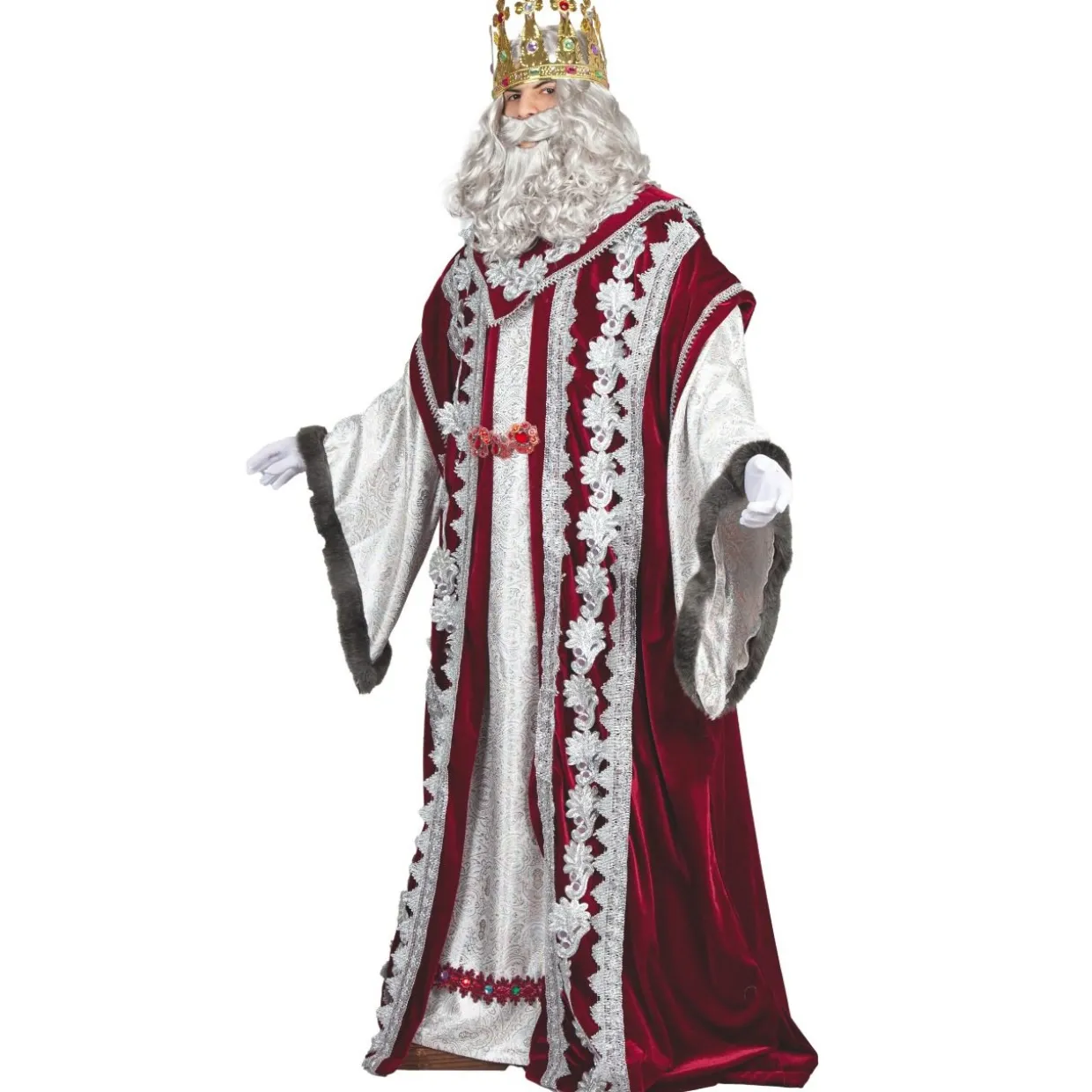 Disfraz de Rey Mago Melchor Lujo para adulto