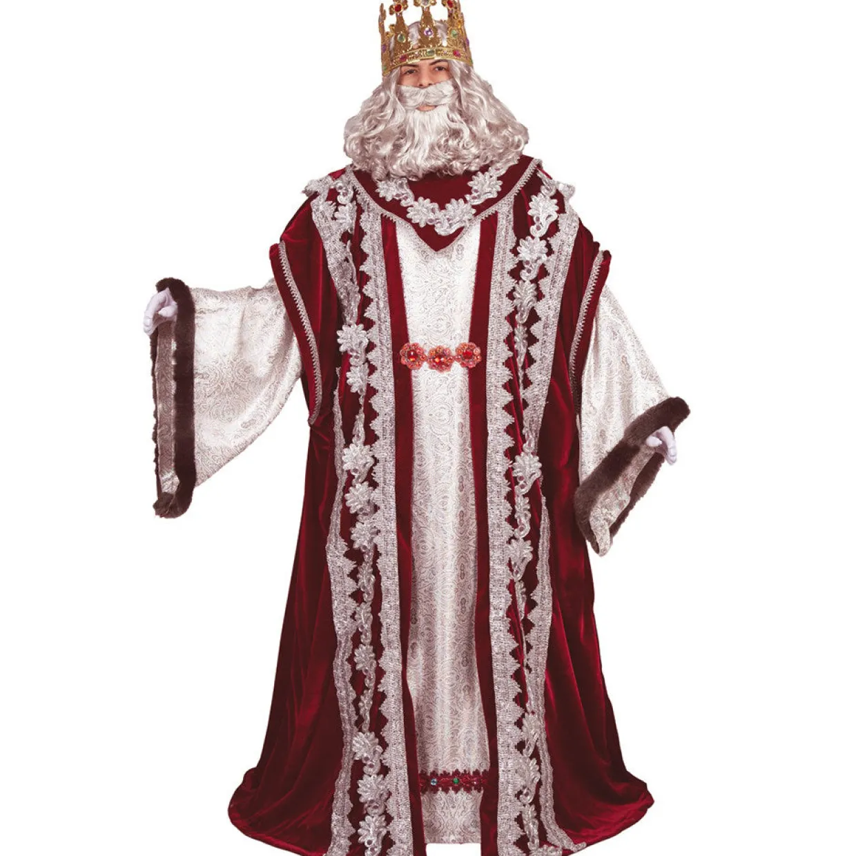 Disfraz de Rey Mago Melchor Lujo para adulto