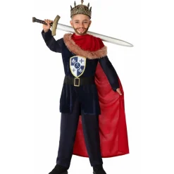 Disfraz de Rey Medieval Bernardo para niño