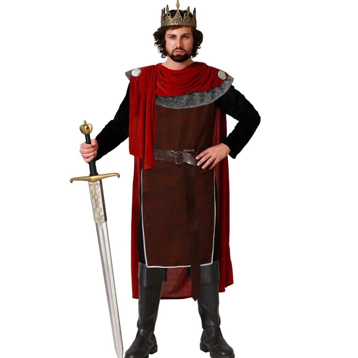 Disfraz de Rey Medieval Carlos para hombre