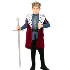 Disfraz de Rey Medieval Deluxe para niño