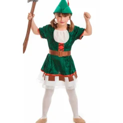 Disfraz de Robin Hood Vestido para niña