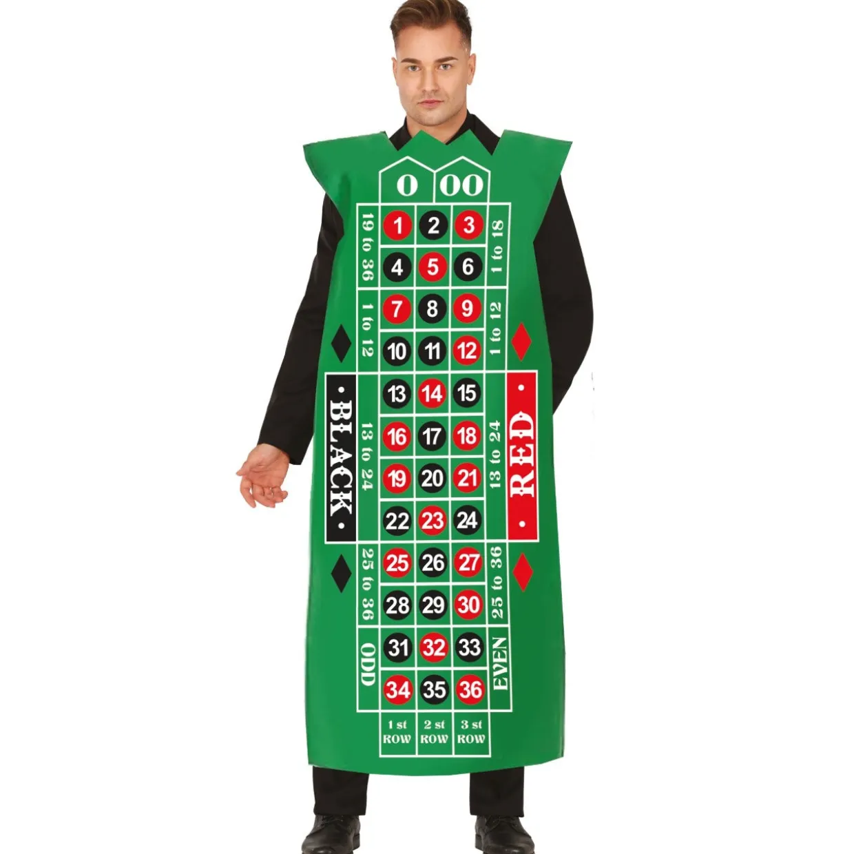 Disfraz de Ruleta Casino para adulto