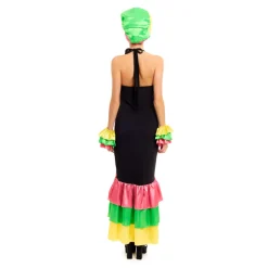 Disfraz de Rumbera Colorida para mujer