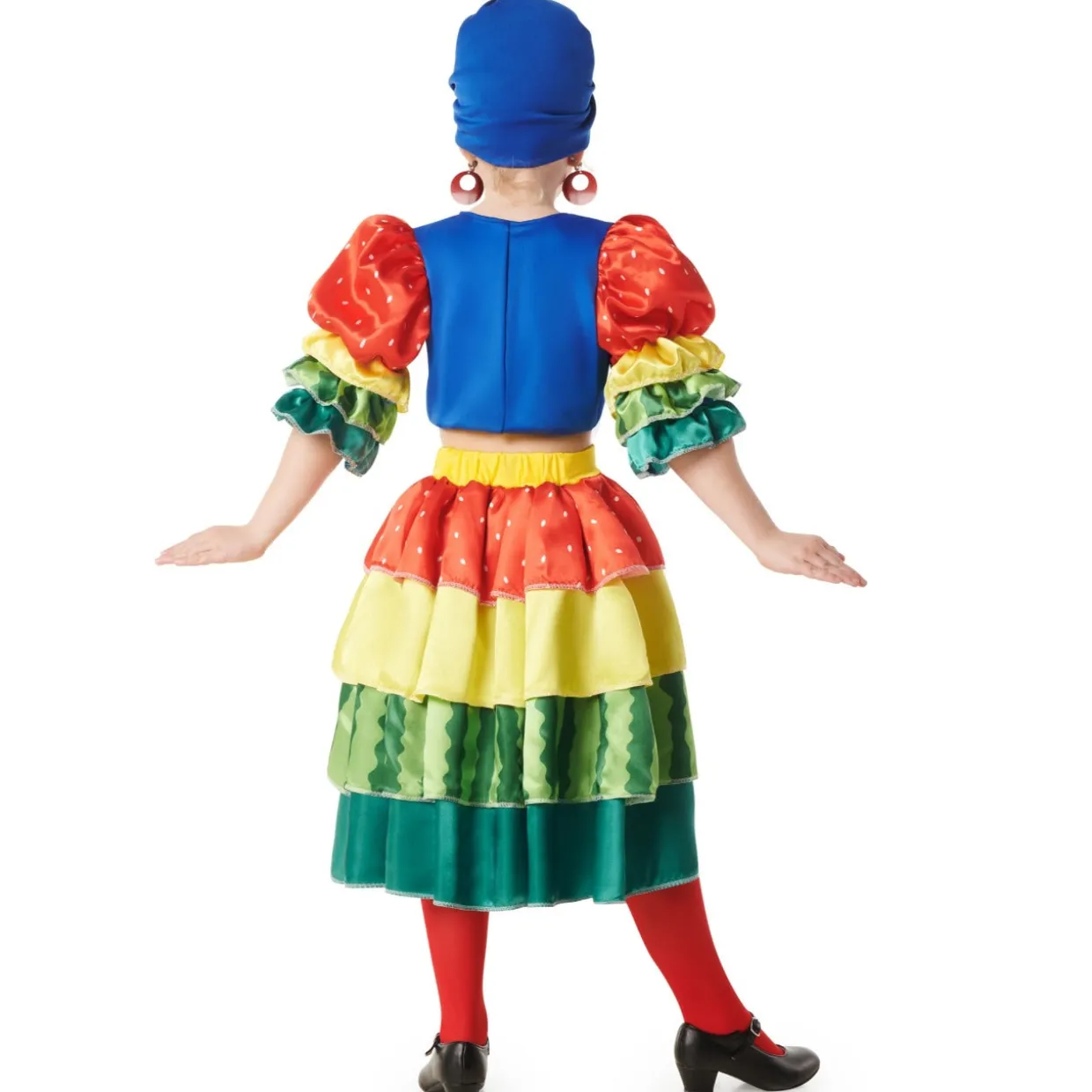 Disfraz de Rumbera Multicolor para niña