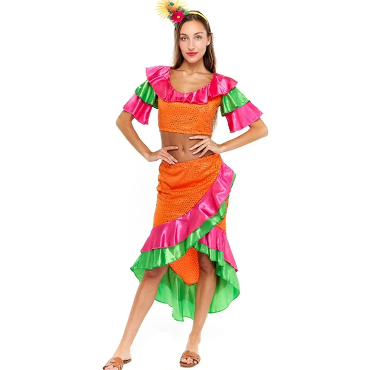 Disfraz de Rumbera Samba para mujer