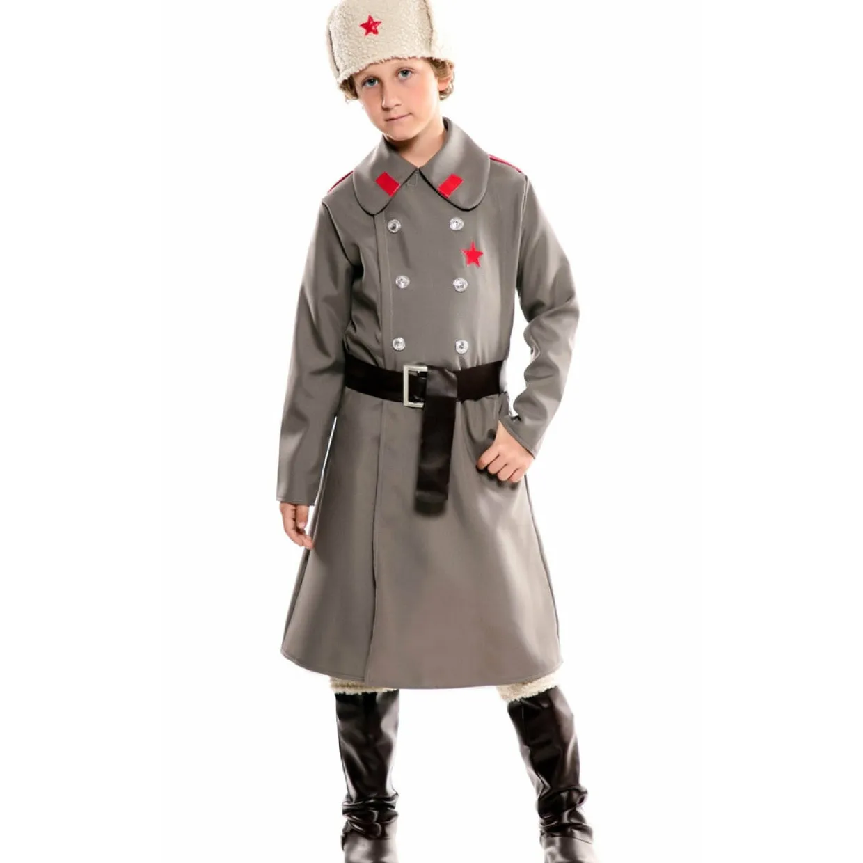 Disfraz de Ruso Gris para niño