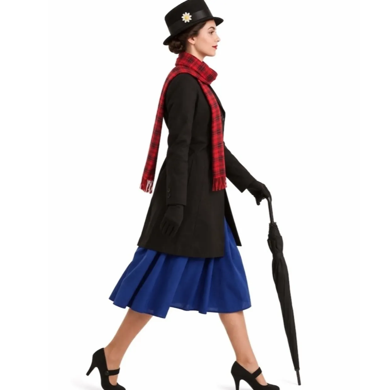 Disfraz de Señorita Poppins para mujer