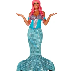 Disfraz de Sirena Celeste para mujer
