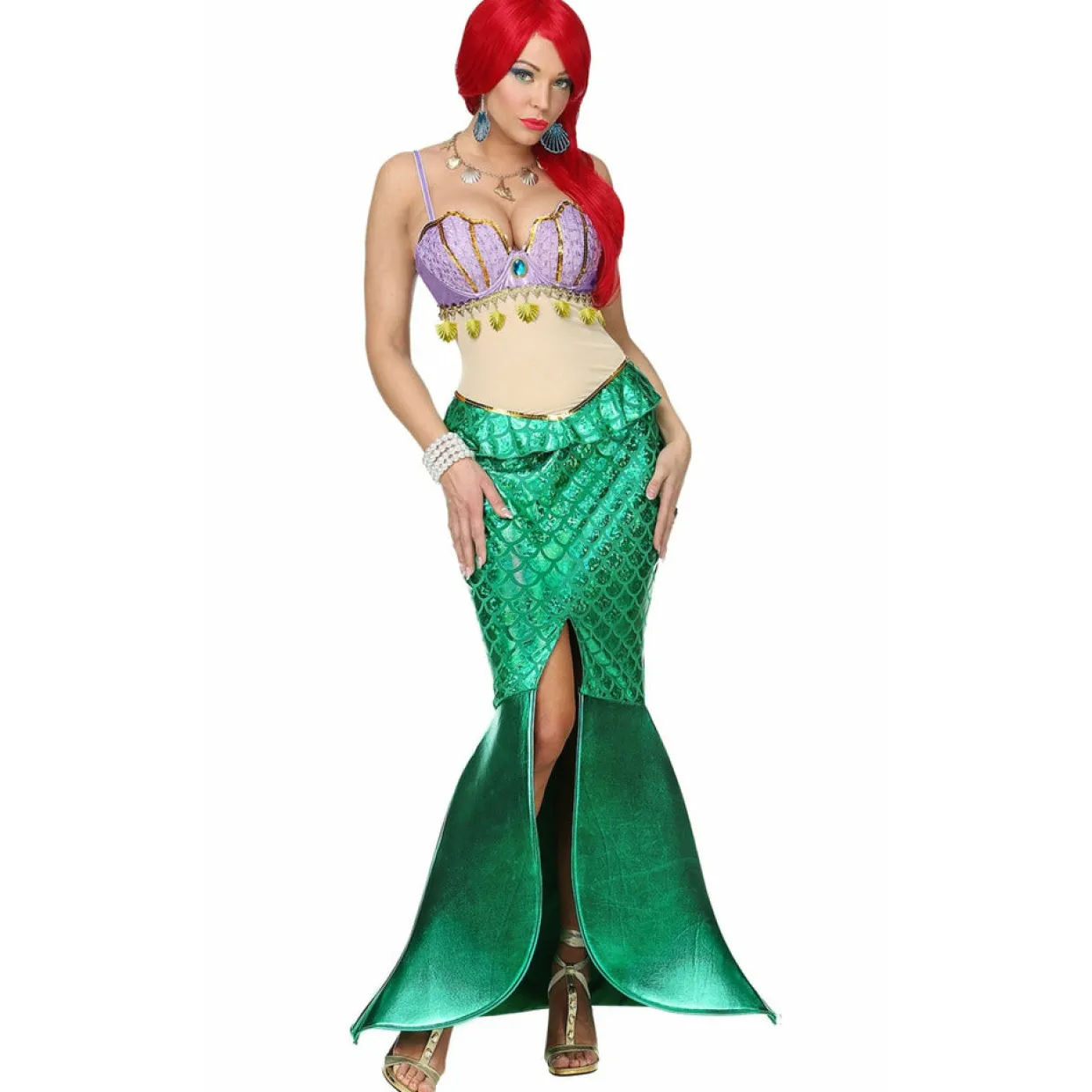 Disfraz de Sirena Deluxe para mujer