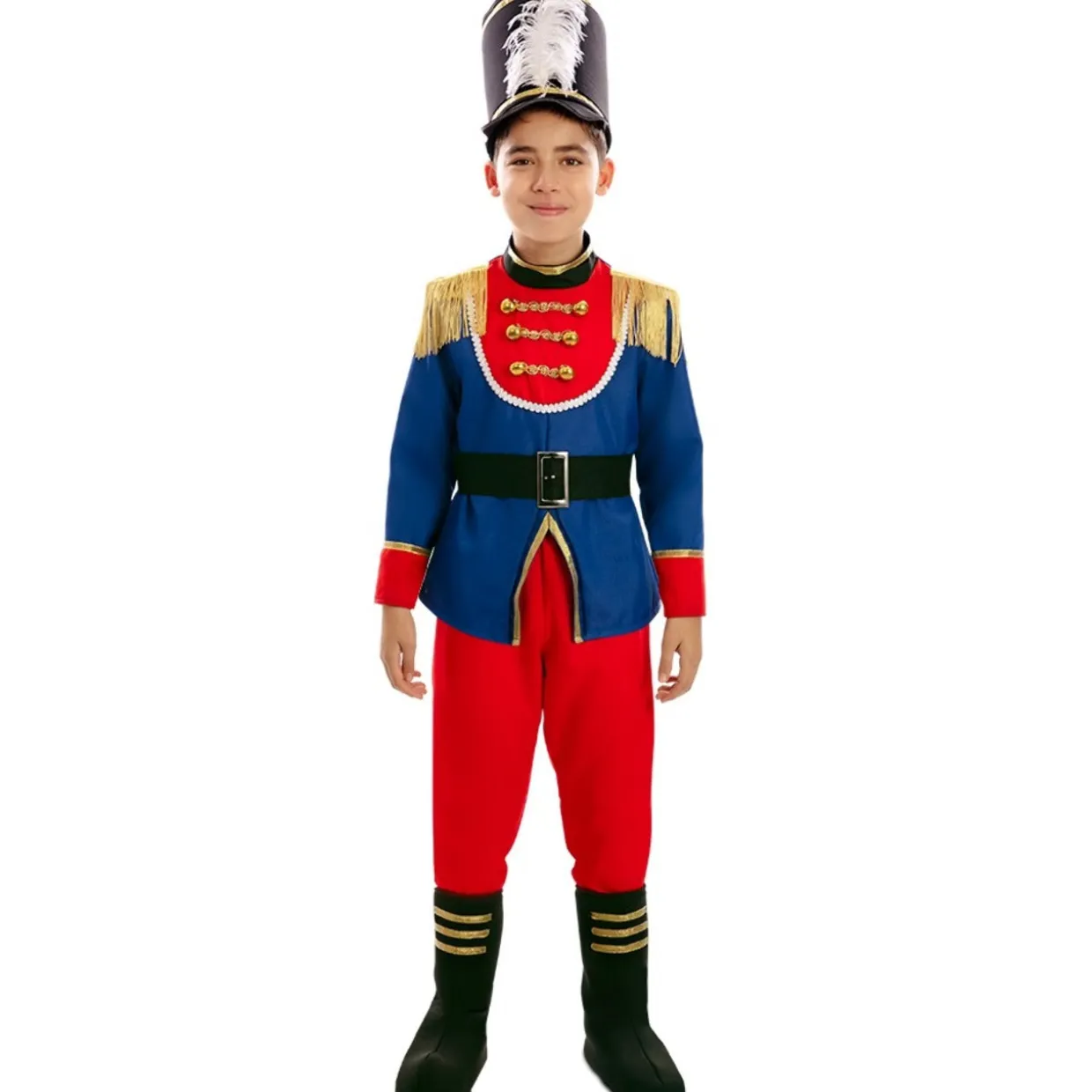 Disfraz de Soldadito Cascanueces Flecos para niño