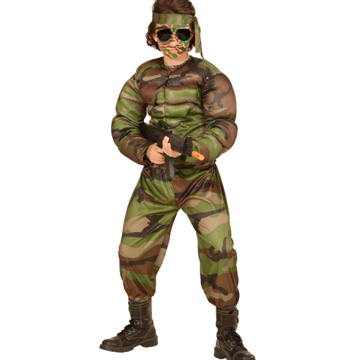 Disfraz de Soldado Musculoso infantil