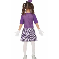 Disfraz de Sombrerera Lila para niña
