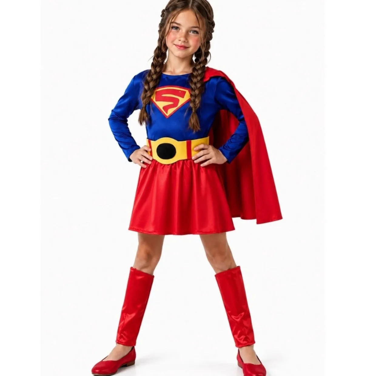 Disfraz de Superheroína Capa para niña