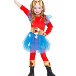 Disfraz de Superheroína Wonder para niña