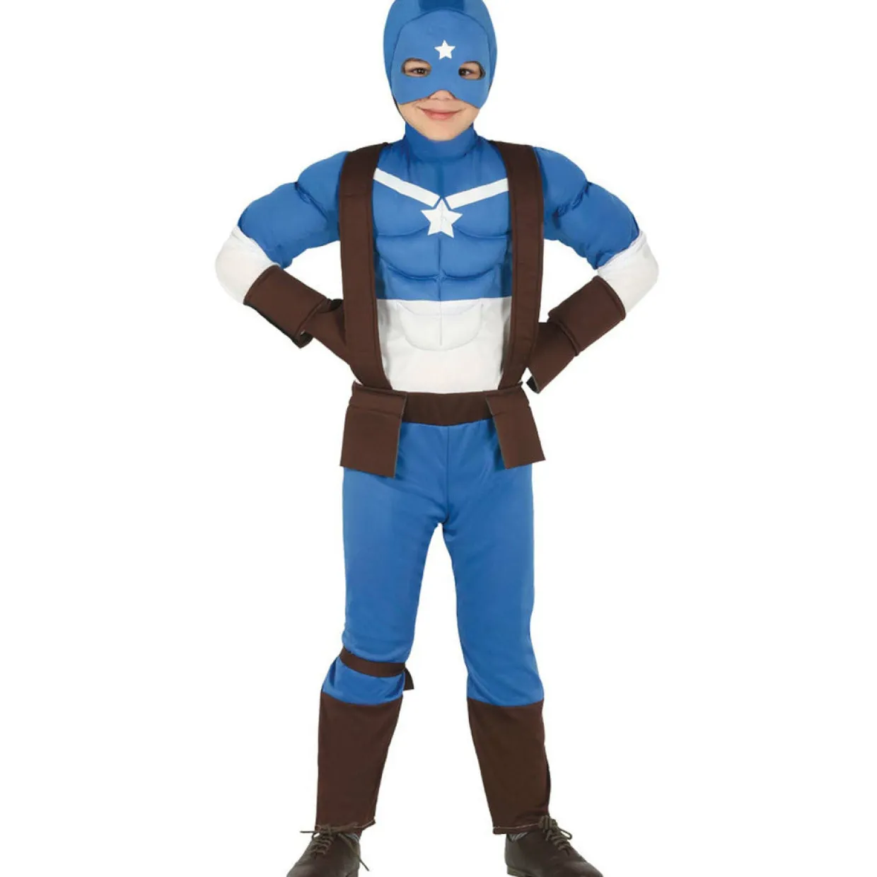Disfraz de Superhéroe Capitán para niño