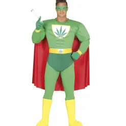 Disfraz de Superhéroe Marihuana para adulto
