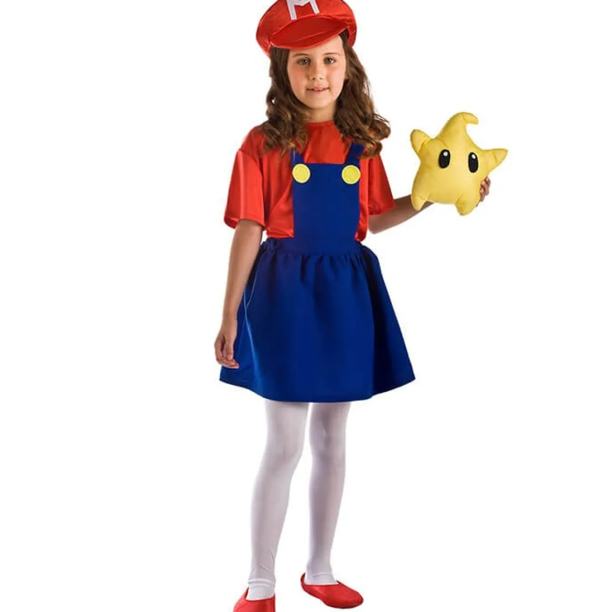 Disfraz de Super Mario Gorra para niña