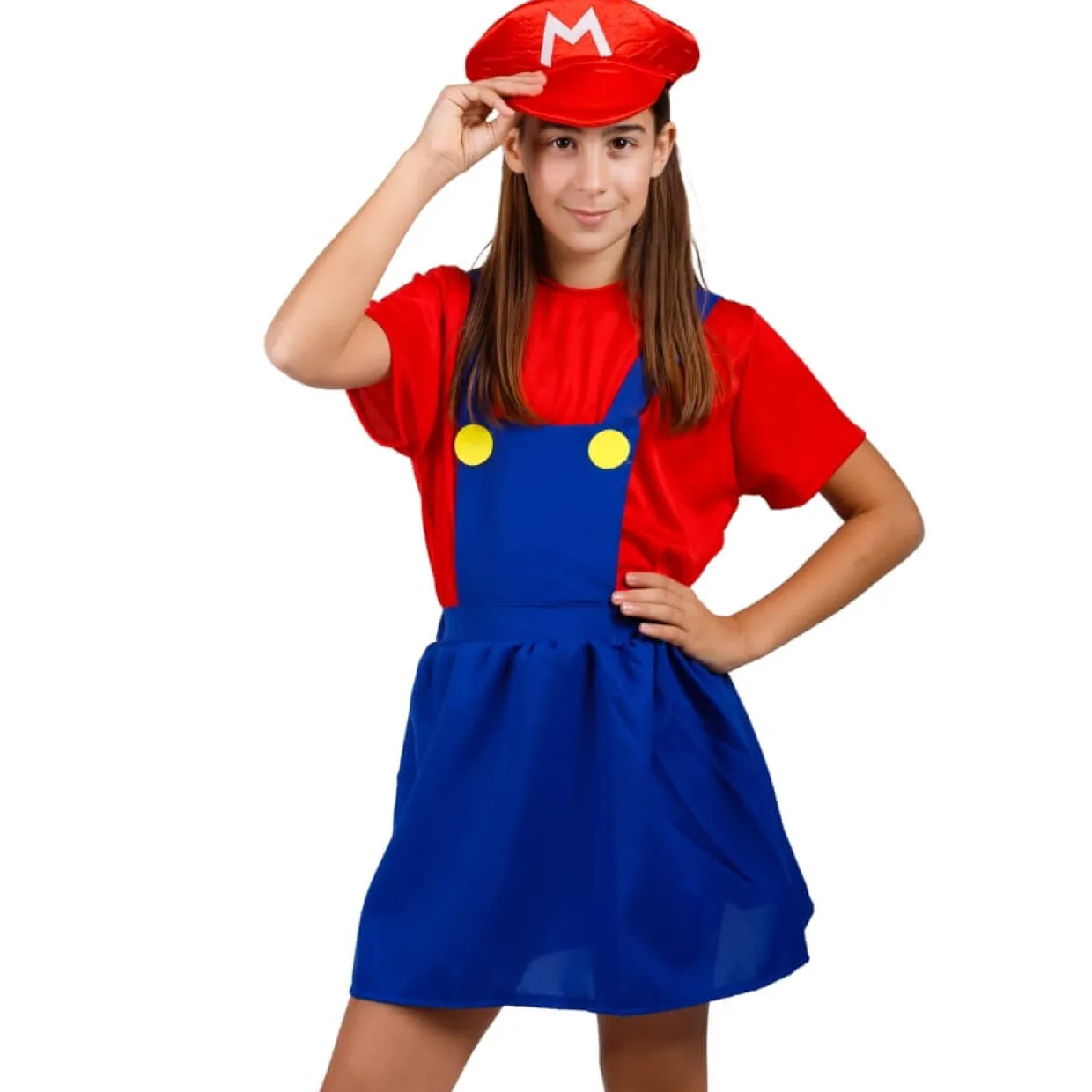 Disfraz de Super Mario Gorra para niña