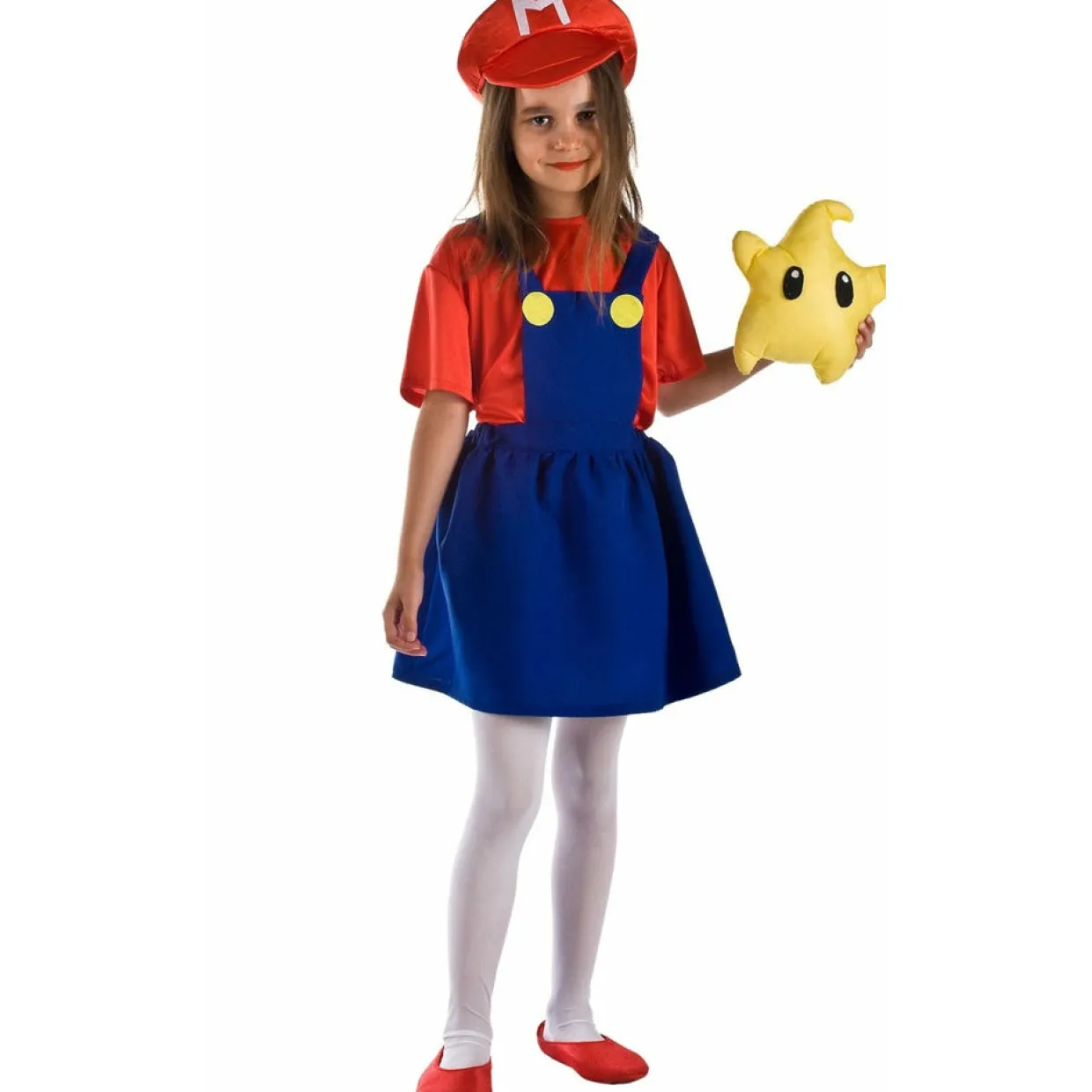 Disfraz de Super Mario Gorra para niña