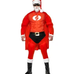 Disfraz de Super Papá Noel para adulto