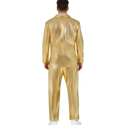 Disfraz de Traje Dorado Metalizado para hombre