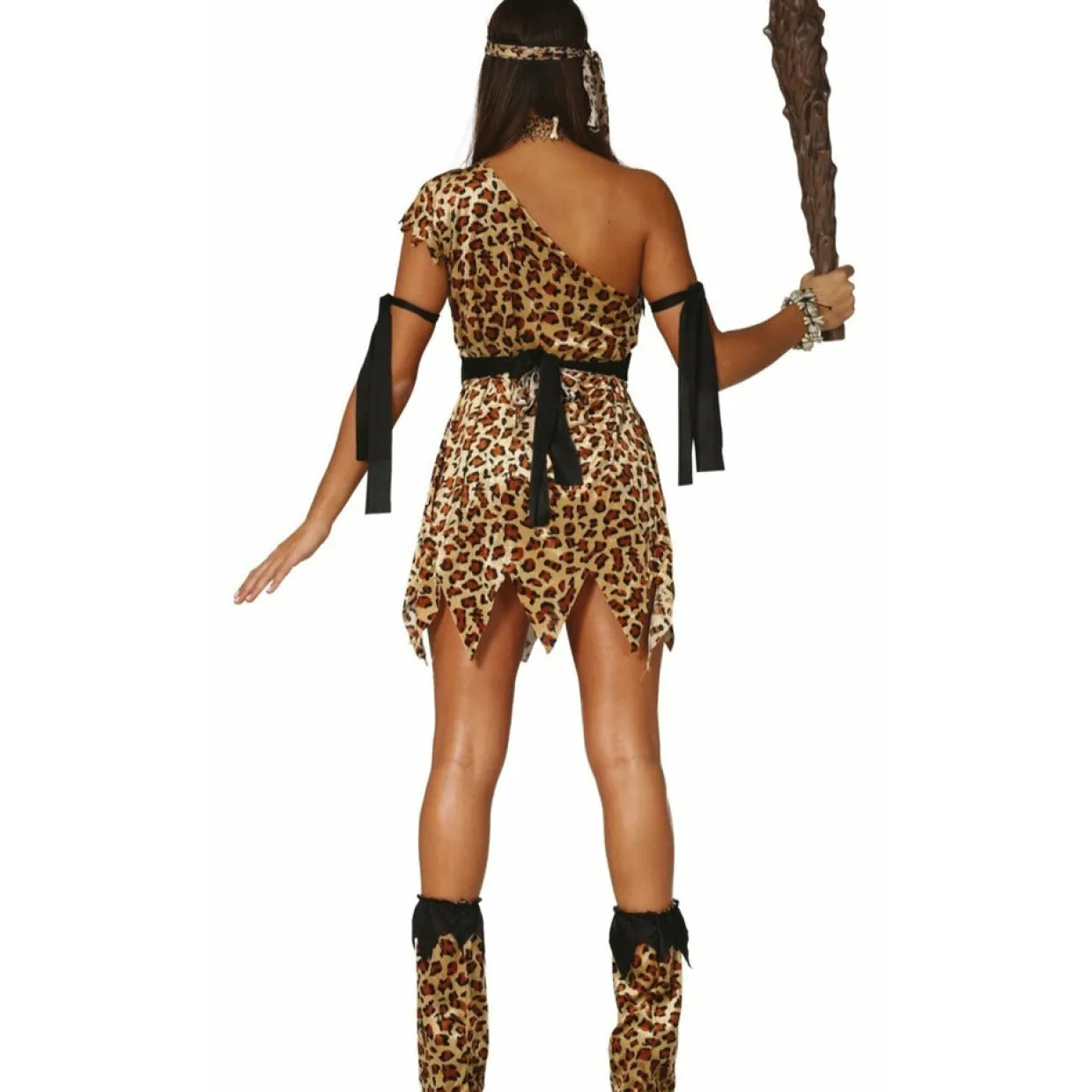 Disfraz de Troglodita Animal Print para mujer
