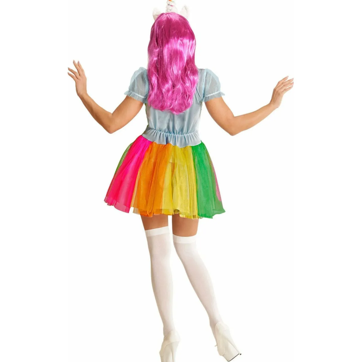Disfraz de Unicornio Arcoíris para mujer