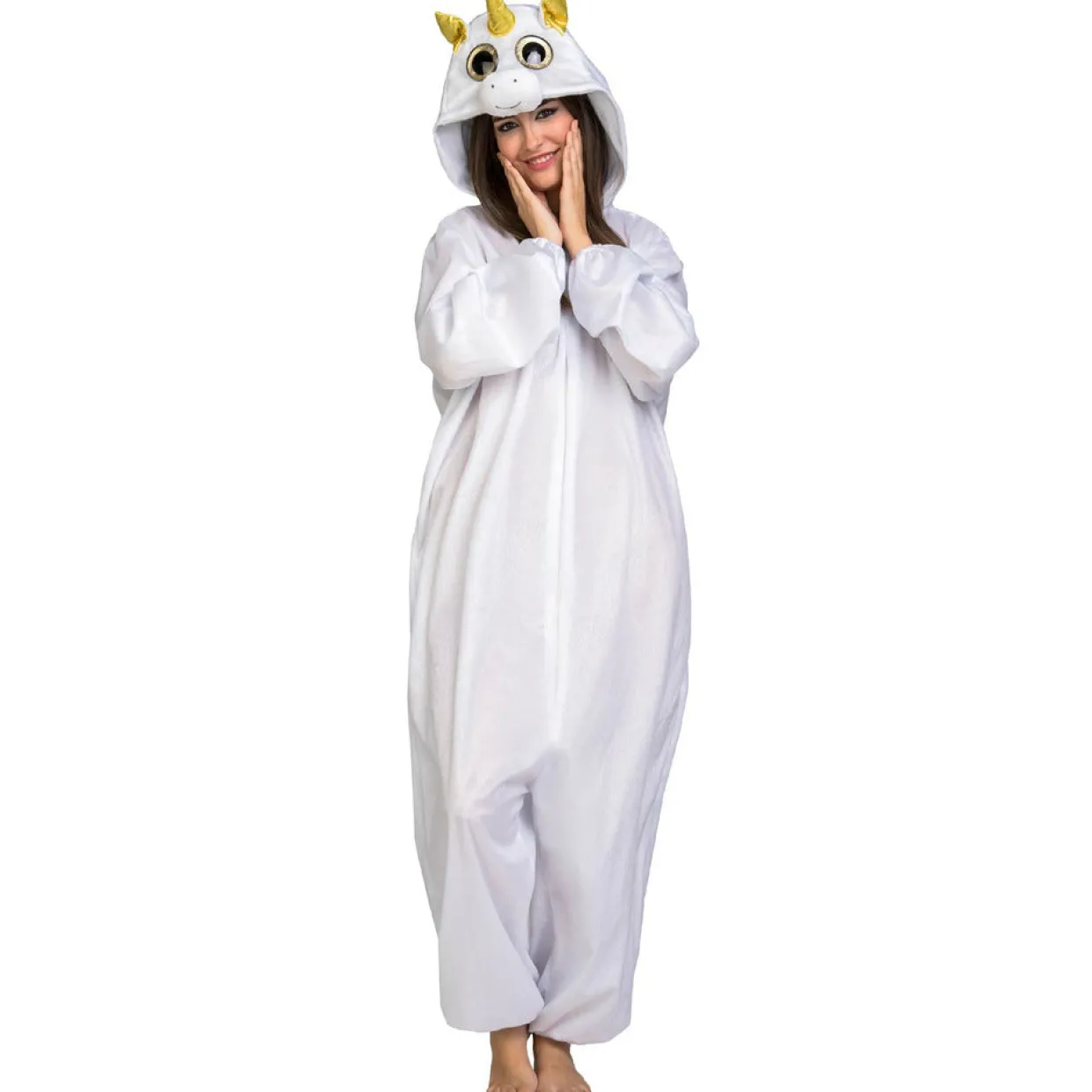 Disfraz de Unicornio Blanco para adulto