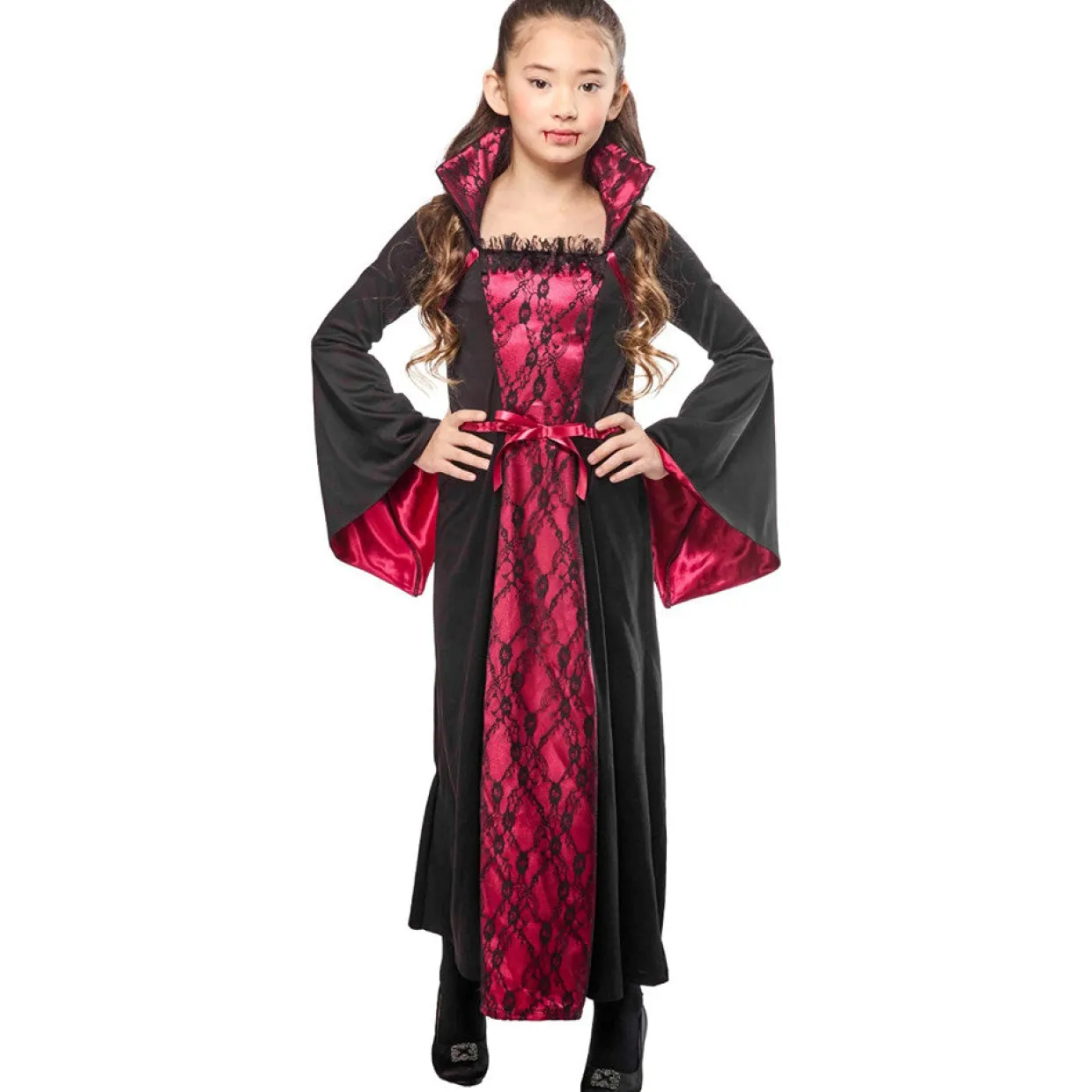 Disfraz de Vampiresa Belladonna para niña