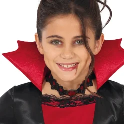 Disfraz de Vampiresa Burdeos para niña