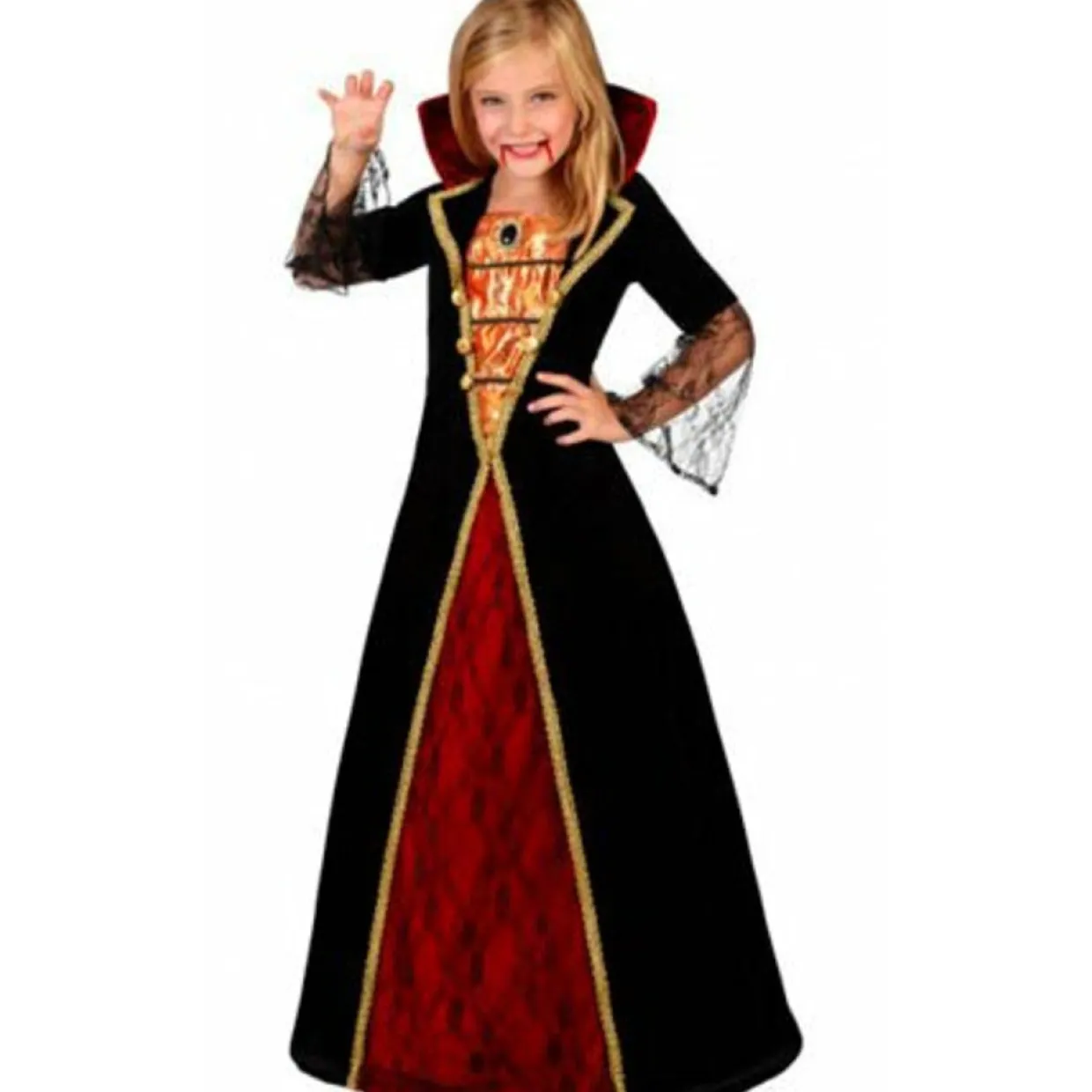 Disfraz de Vampiresa Elegante para niña