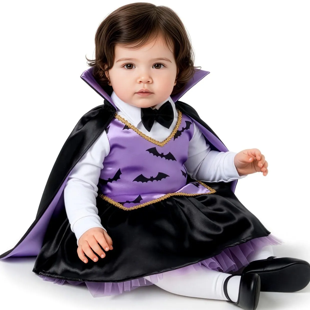 Disfraz de Vampiresa Lila para bebé