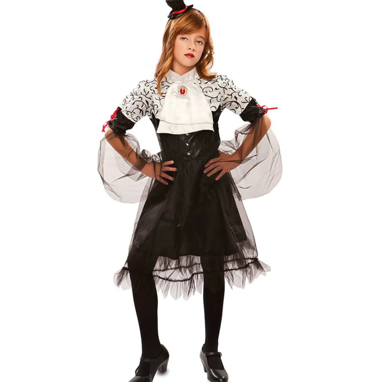 Disfraz de Vampiresa Oscura para niña