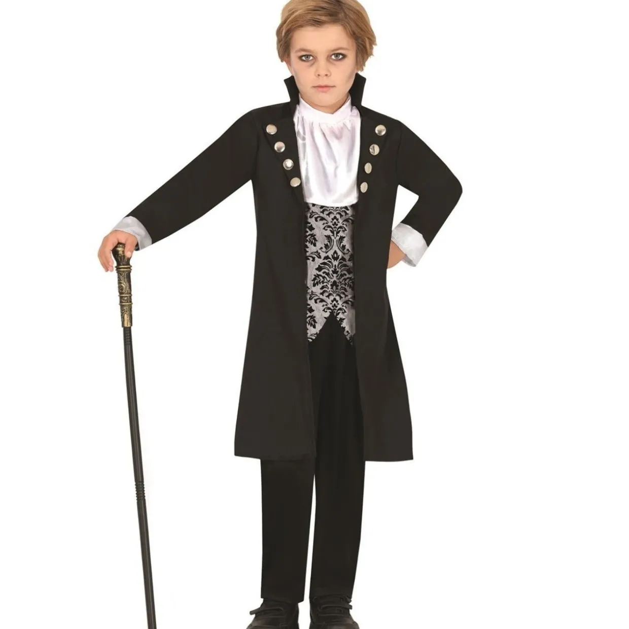 Disfraz de Vampiro Silver para niño