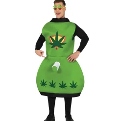 Disfraz de Vaper Marihuana para adulto
