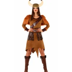 Disfraz de Vikinga Calavera para mujer