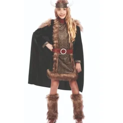 Disfraz de Vikinga Deluxe para niña