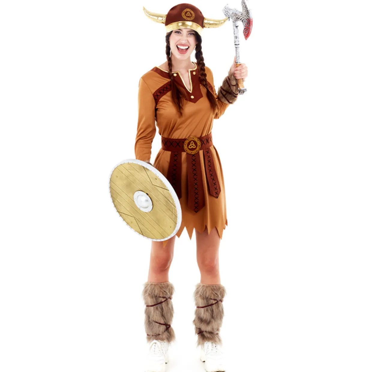 Disfraz de Vikinga Triqueta para mujer