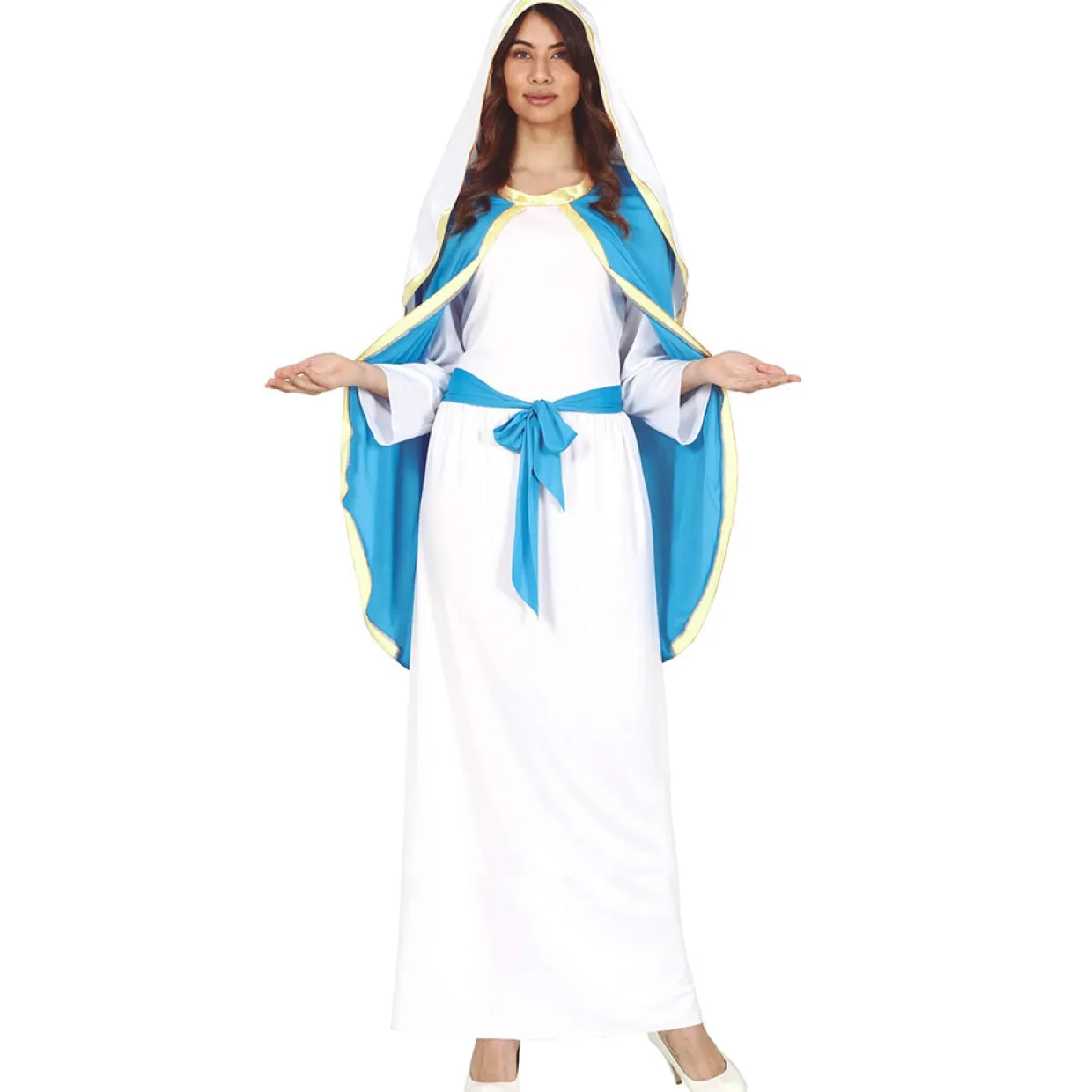 Disfraz de Virgen María Santa para mujer