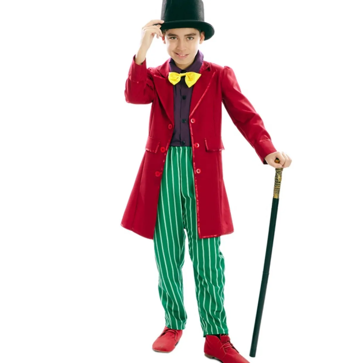 Disfraz de Willy Wonka Pajarita para niño