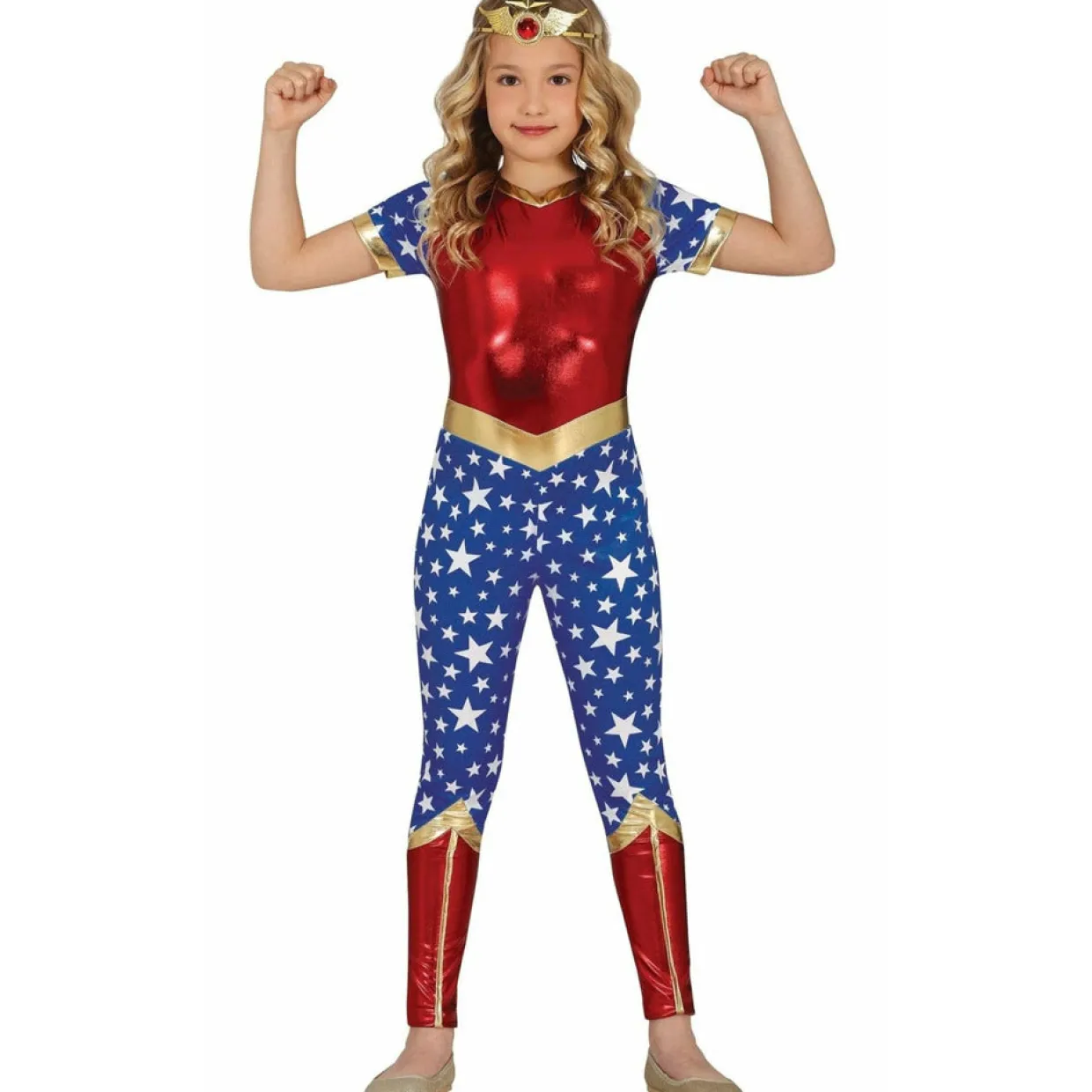 Disfraz de Wonder Heroína para niña