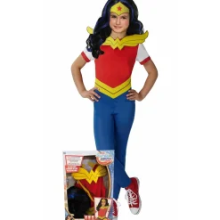 Disfraz de Wonder Woman™ con Peluca para niña