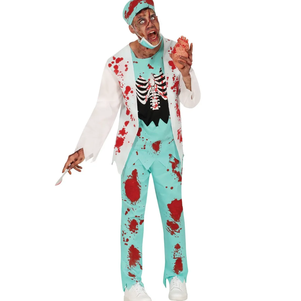 Disfraz de Zombie Cirujano para hombre