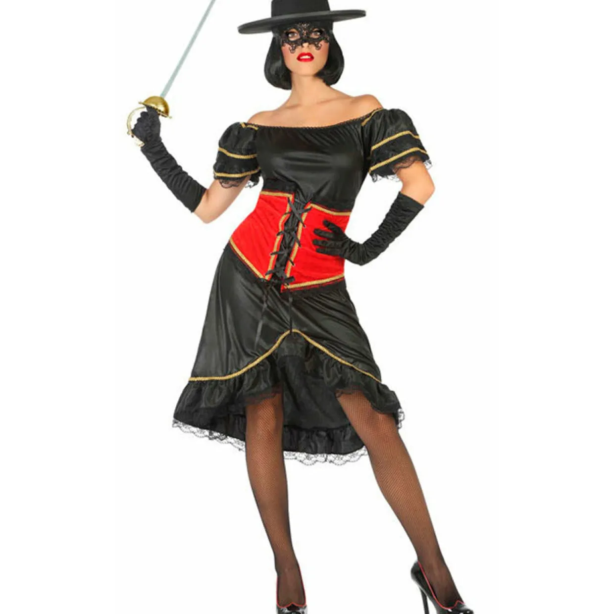 Disfraz de Zorro Enmascarado para mujer