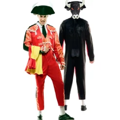 Disfraz Doble de Torero y Toro para adulto