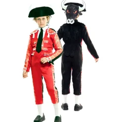 Disfraz Doble de Torero y Toro infantil