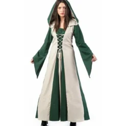 Disfraz Medieval Felicia Verde para mujer