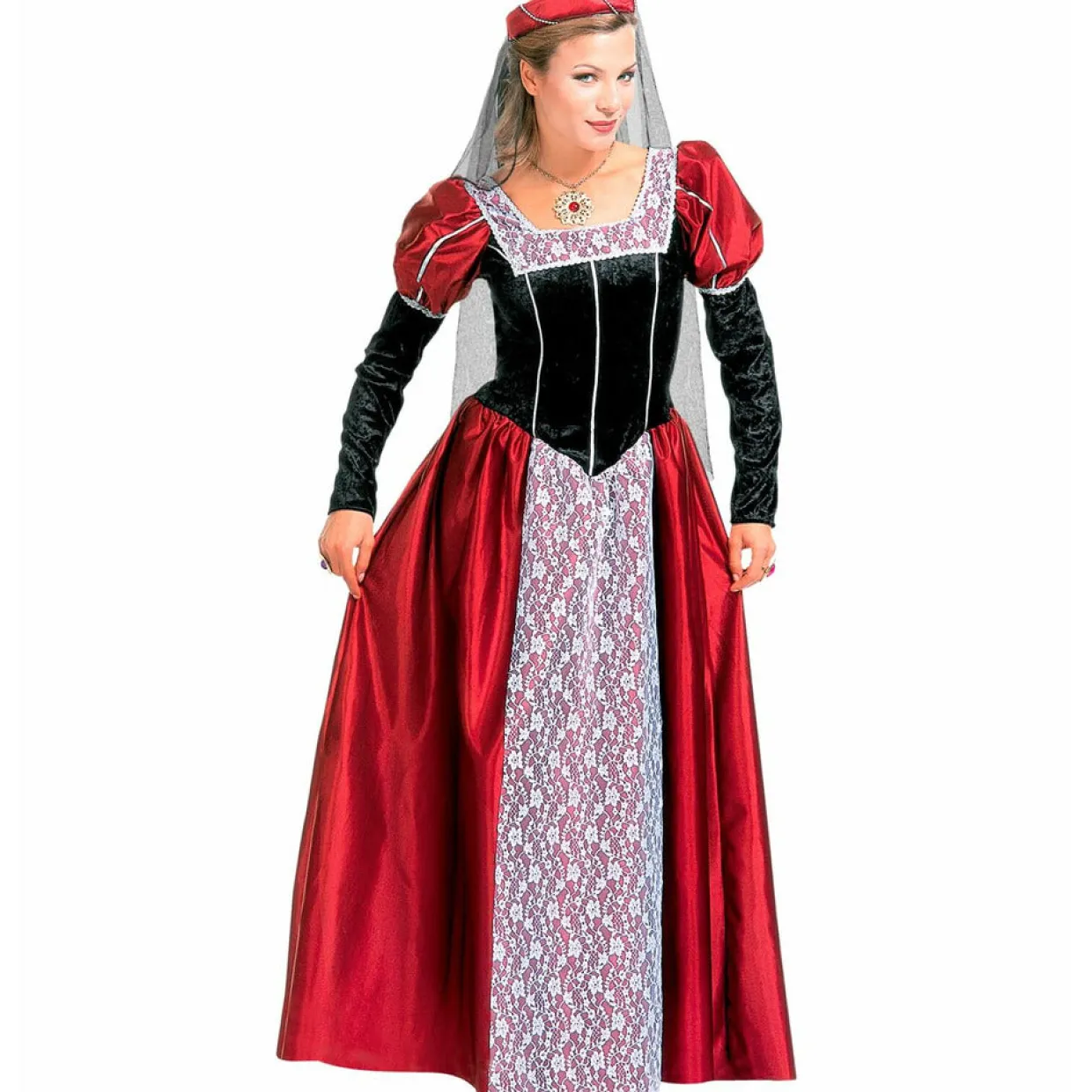 Disfraz XL de Dama Castellana mujer