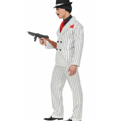 Disfraz XL de Gangster Blanco para hombre